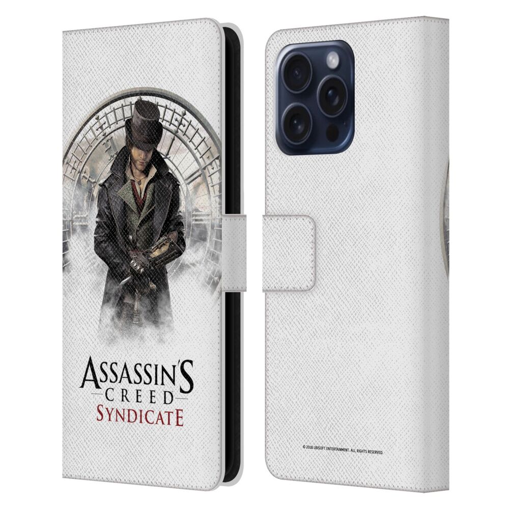 ASSASSINS CREED アサシンクリード - Syndicate Character Art / Jacob Frye Clocktower レザー手帳型 / Apple iPhoneケース - PGS
